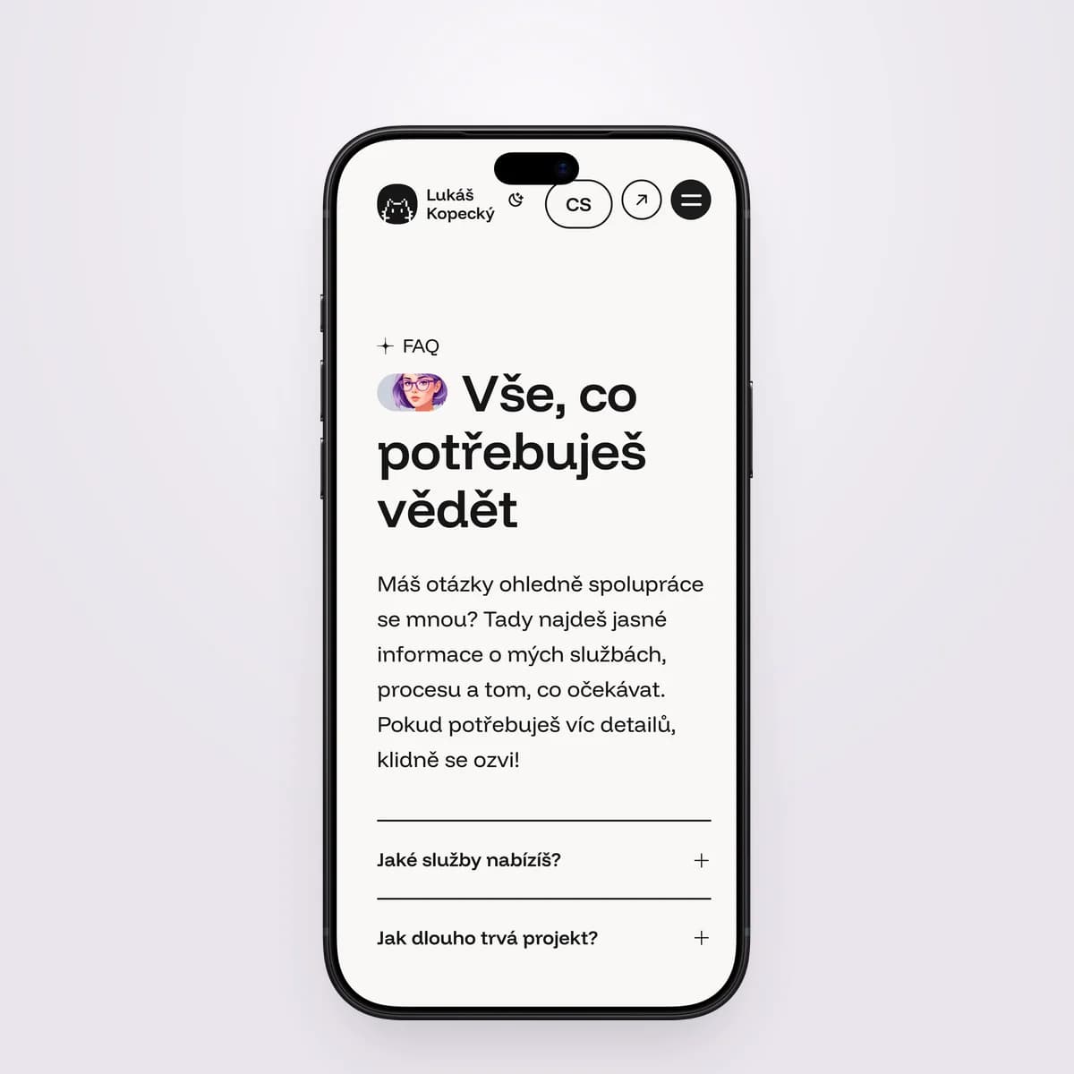 lukaskopecky.cz — snímek obrazovky 4